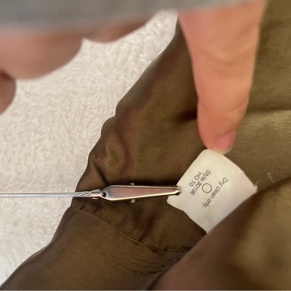 J. Crew Stadium Cloth by Nello Gori Wool Blend Green Preppy Pea Coat Women's 8P - Picture 4 of 9